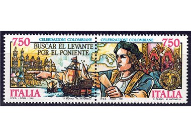 ITALIA 1991 Colombo 2v MNH**