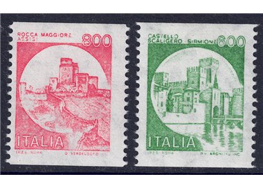 ITALIA 1991 Castelli da bobina 2v MNH**
