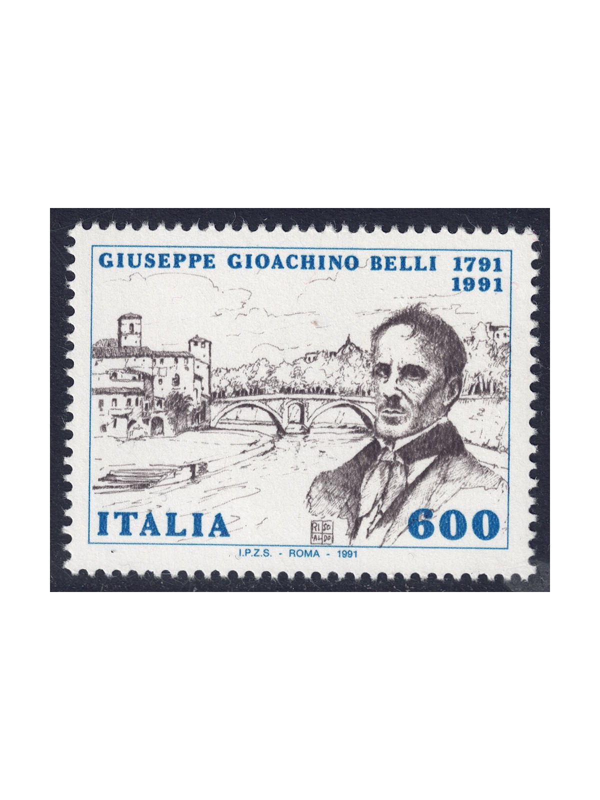 ITALY 1991 Gioacchino Belli MNH**