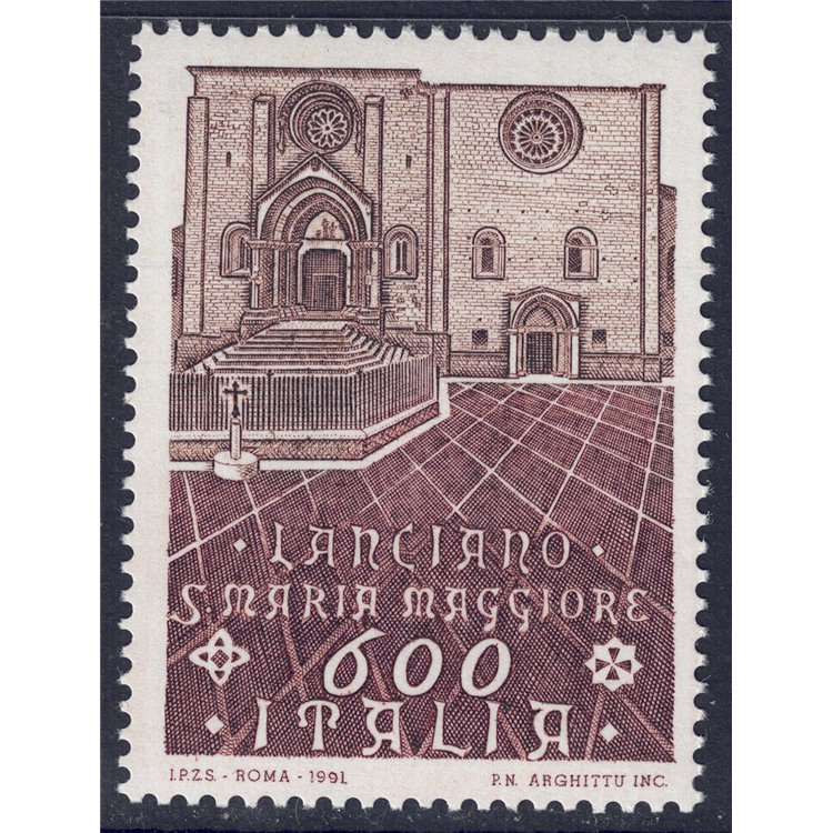 ITALY 1991 Church of Santa Maria Maggiore MNH**