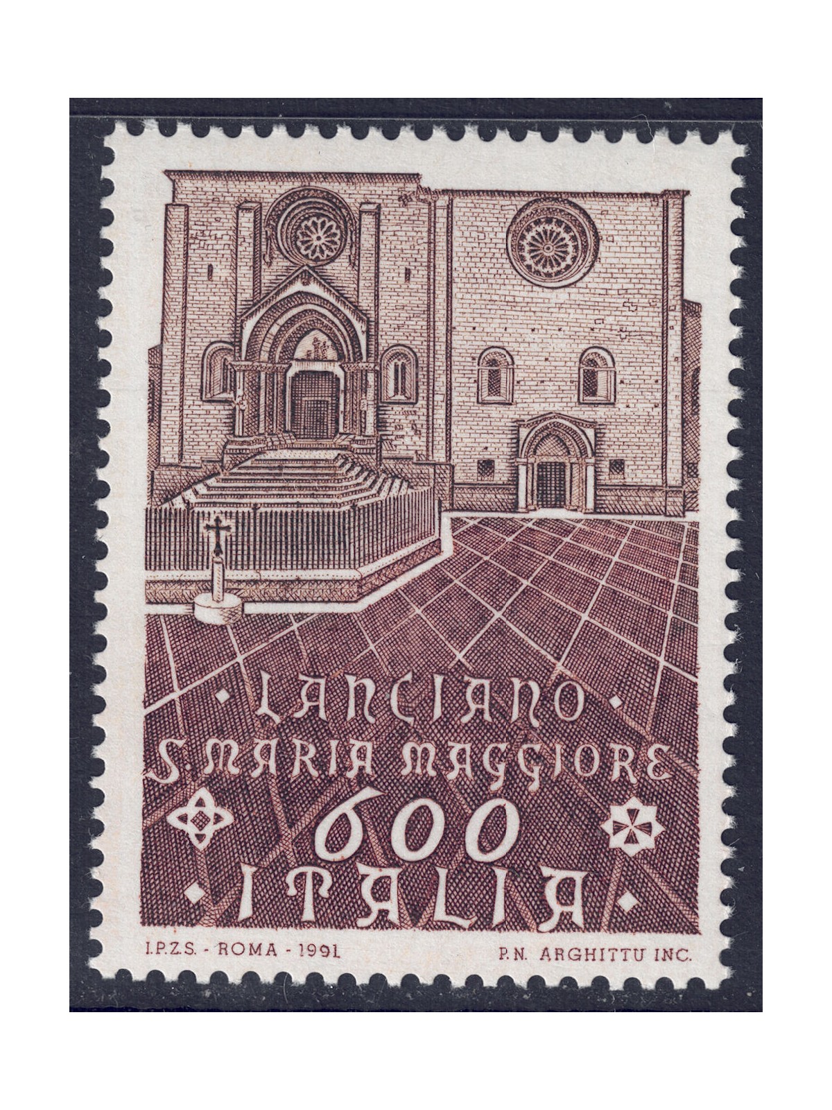 ITALY 1991 Church of Santa Maria Maggiore MNH**