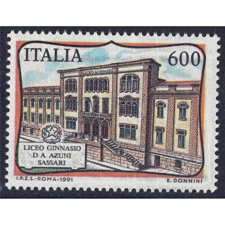 ITALY 1991 Azuni High School MNH**
