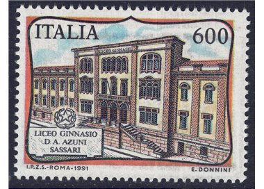 ITALIA 1991 Liceo Azuni MNH**