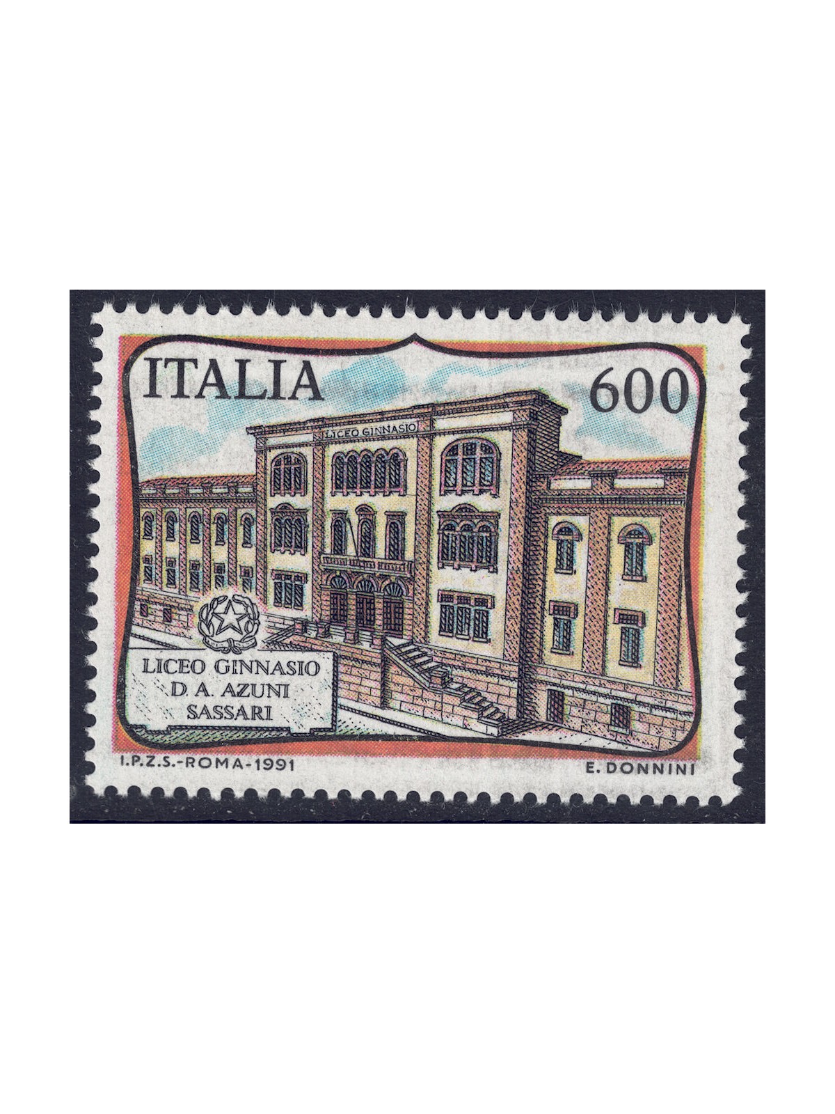 ITALY 1991 Azuni High School MNH**