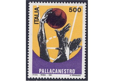 ITALIA 1991 Pallacanestro MNH**