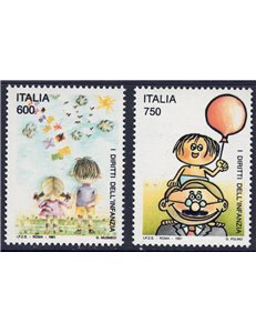 ITALY 1991 Children's Rights 2v MNH**