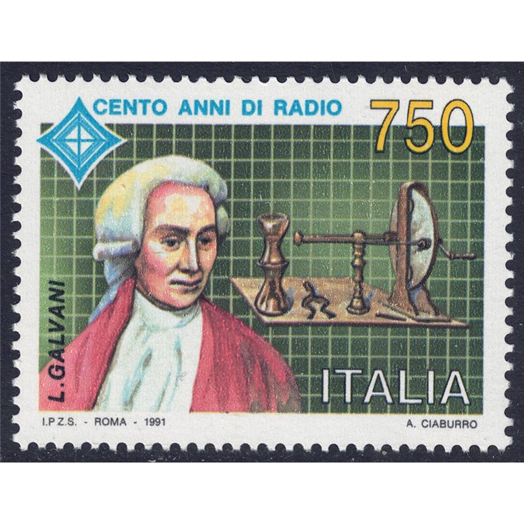 ITALIA 1991 Centenario della radio MNH**