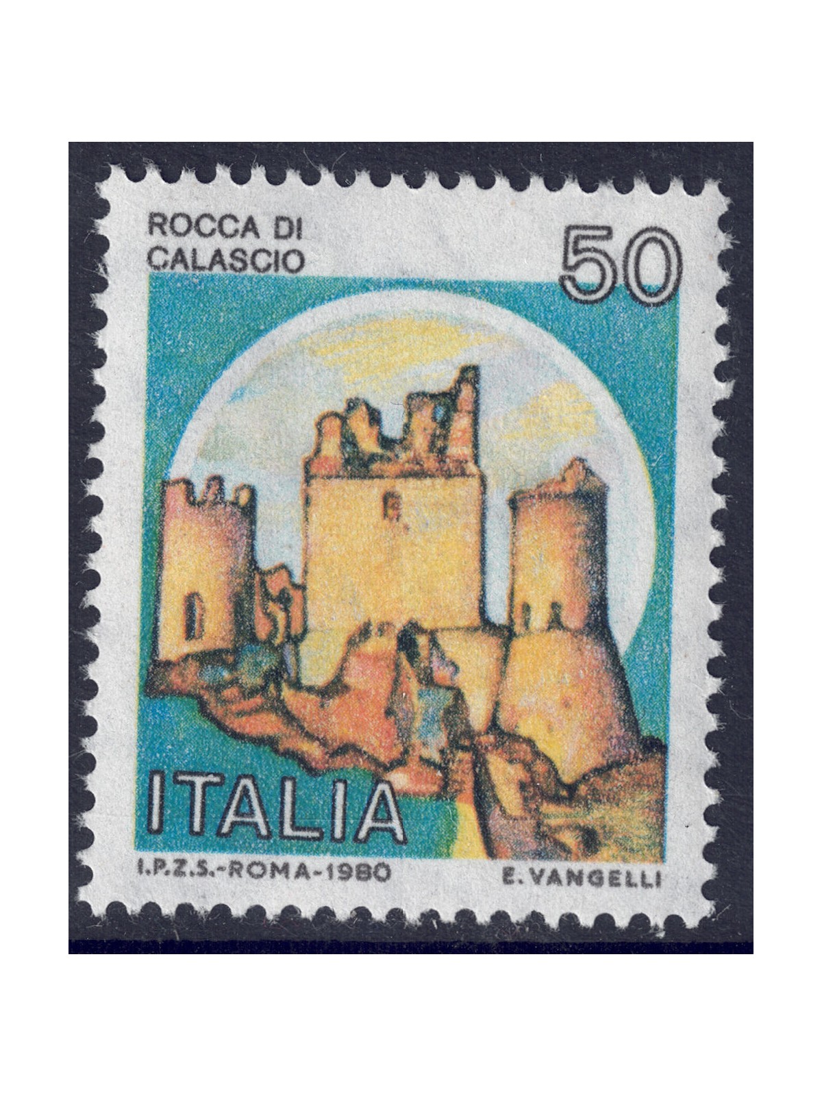 ITALY 1991 Castles of Italy, Rocca di Calascio MNH**