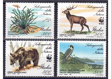 ITALY 1991 Nature conservation 4v MNH**