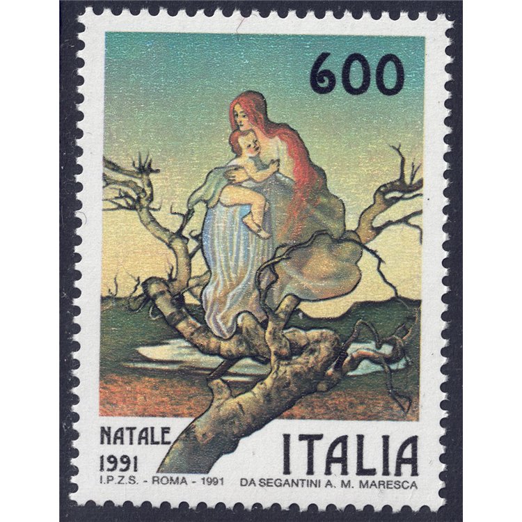 ITALY 1991 Christmas MNH**