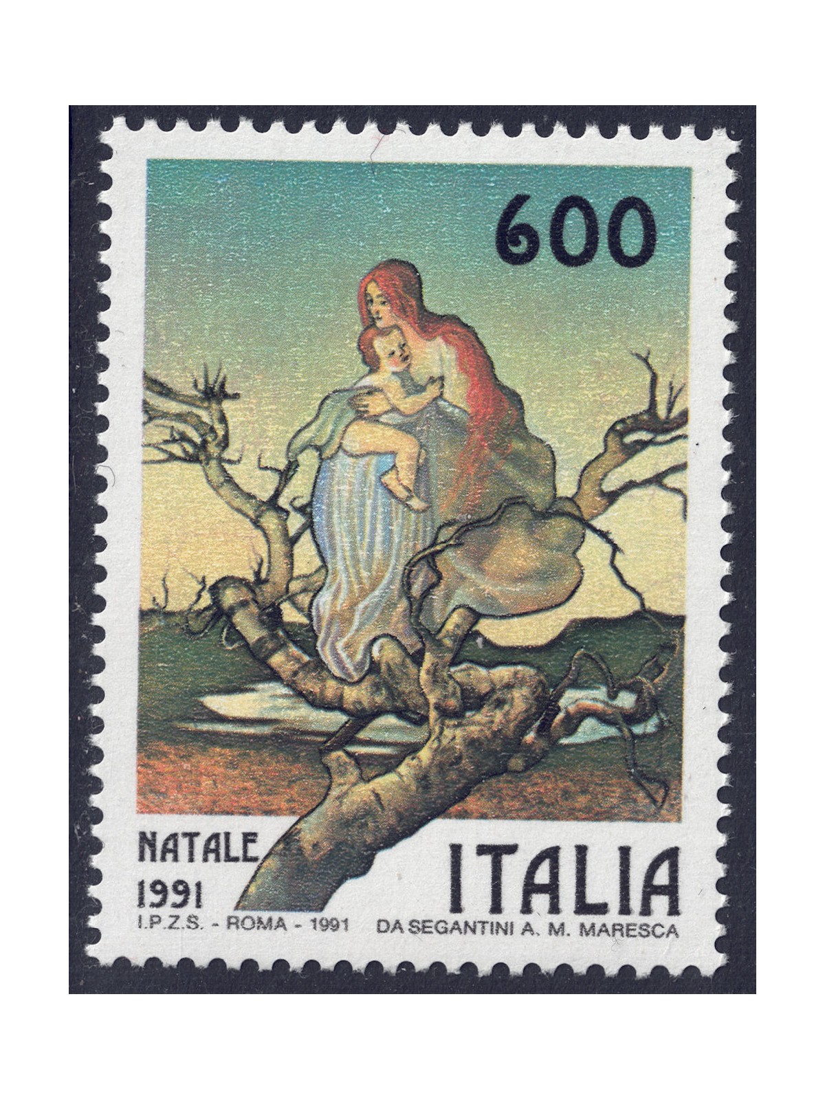 ITALIA 1991 Natale MNH**