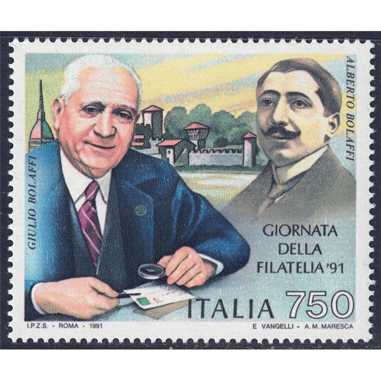 ITALIA 1991 Giornata della filatelia, Bolaffi MNH**