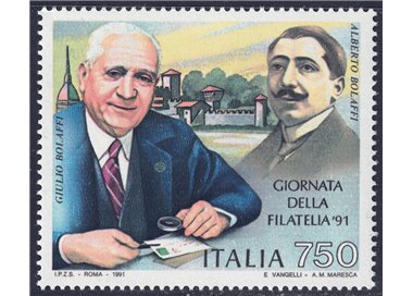 ITALIA 1991 Giornata della filatelia, Bolaffi MNH**