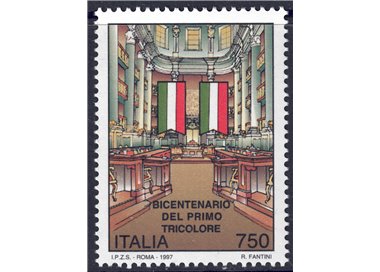 ITALIA 1997 Bandiera tricolore MNH**