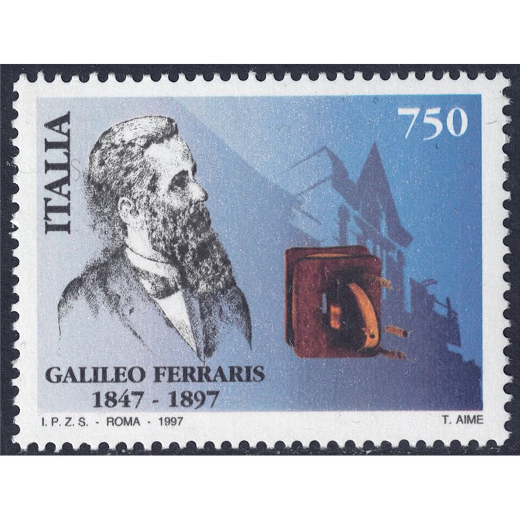 ITALY 1997 Galileo Ferraris MNH**