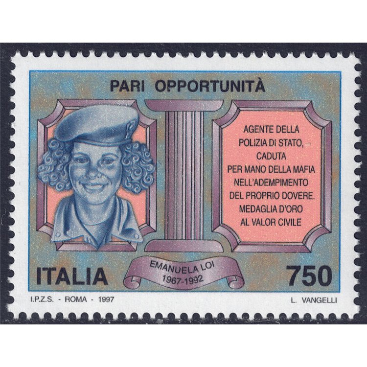 ITALIA 1997 Pari opportunità MNH**