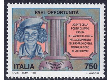ITALIA 1997 Pari opportunità MNH**