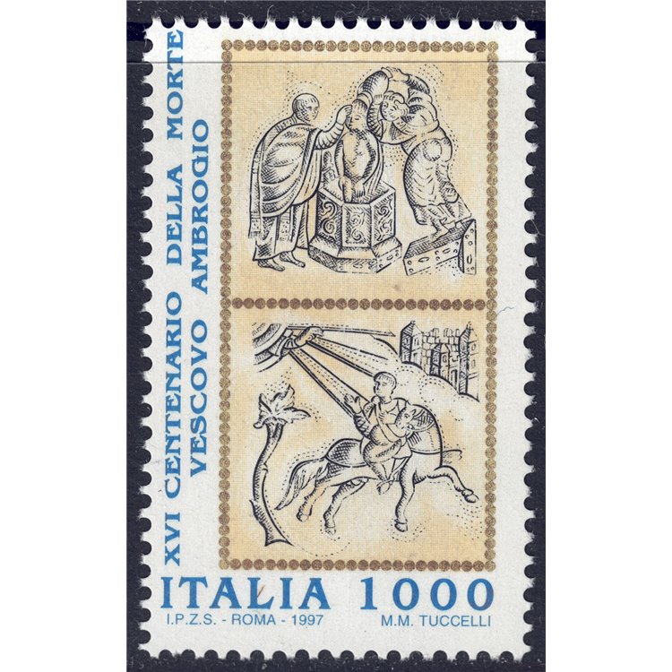 ITALY 1997 St. Ambrose MNH**