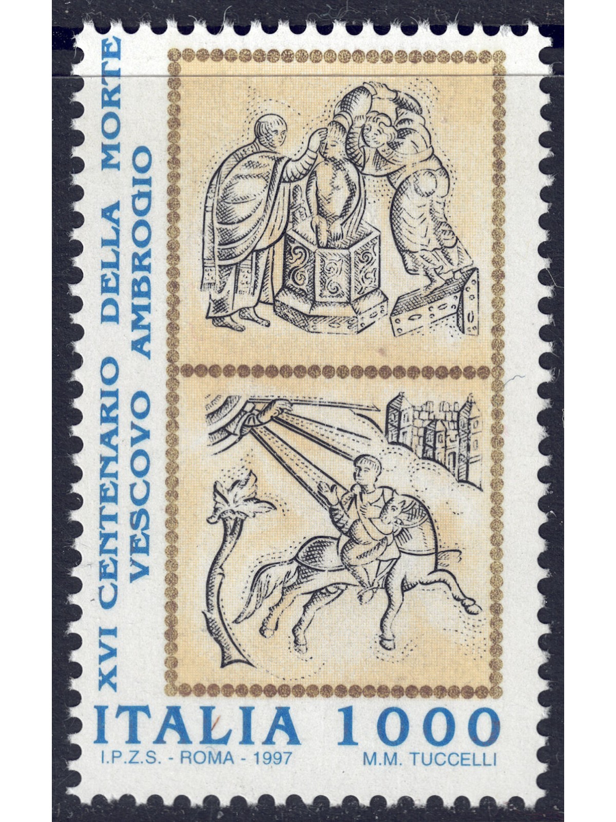 ITALY 1997 St. Ambrose MNH**