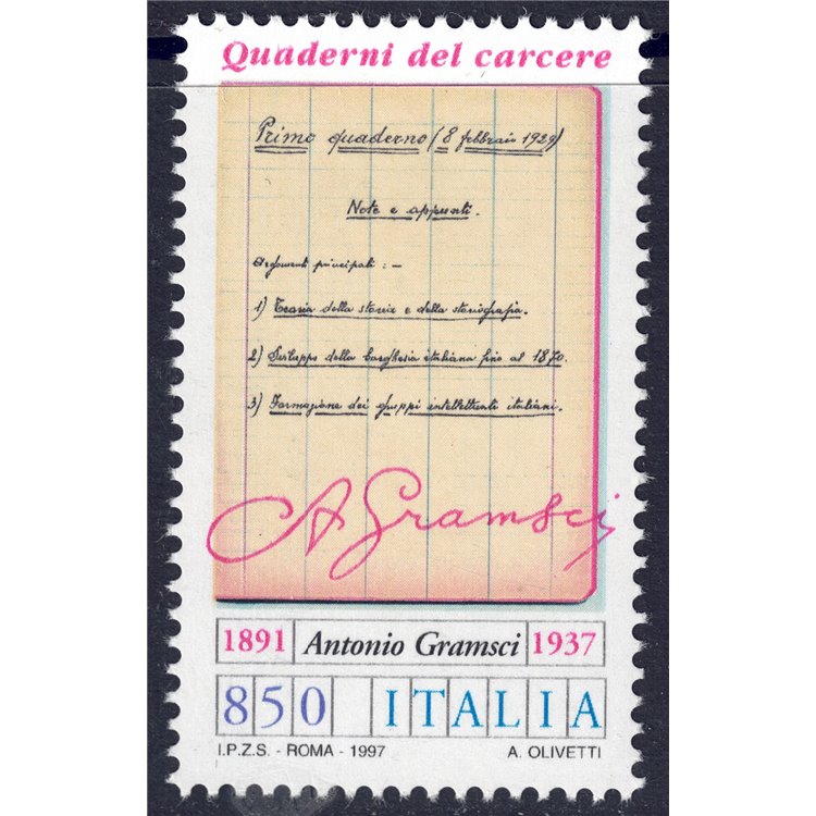 ITALY 1997 Antonio Gramsci MNH**
