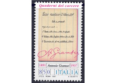 ITALIA 1997 Antonio Gramsci MNH**