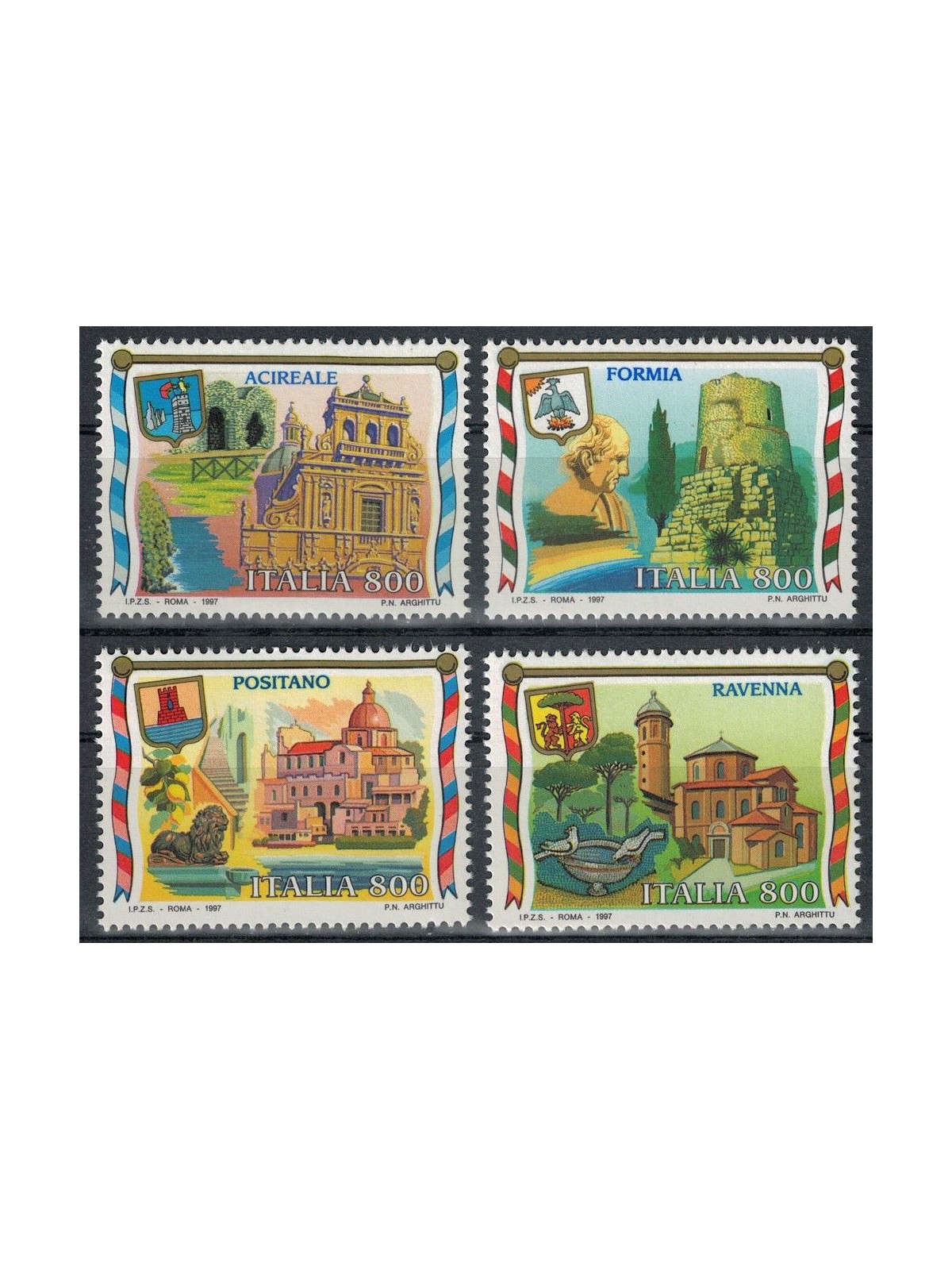 ITALY 1997 Tourism 4v MNH**