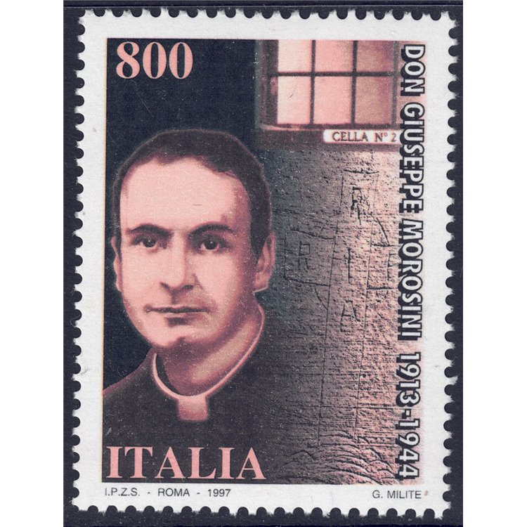 ITALY 1997 Don Giuseppe Morosini MNH**