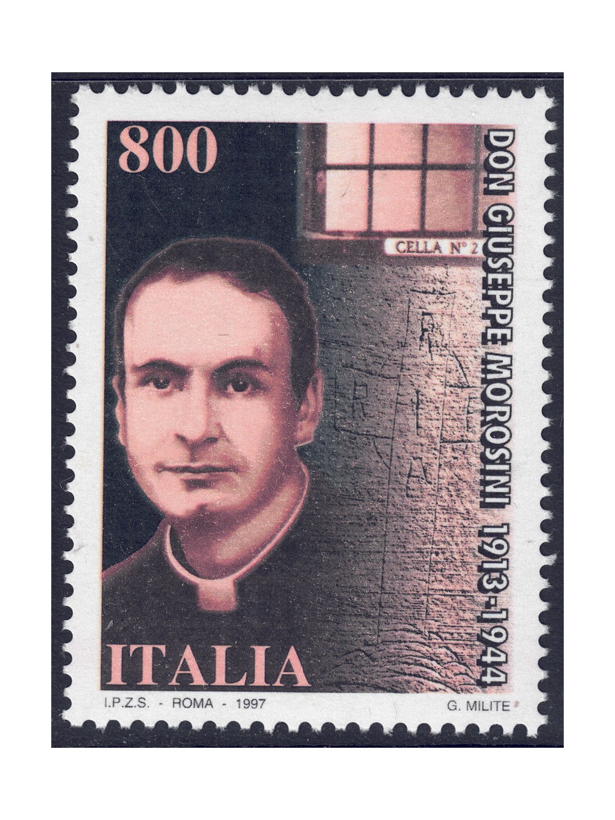ITALIA 1997 Don Giuseppe Morosini MNH**