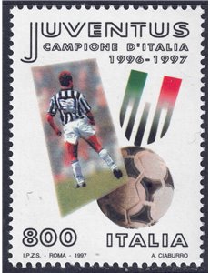 ITALY 1997 Juventus champions MNH**