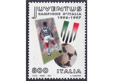 ITALY 1997 Juventus champions MNH**