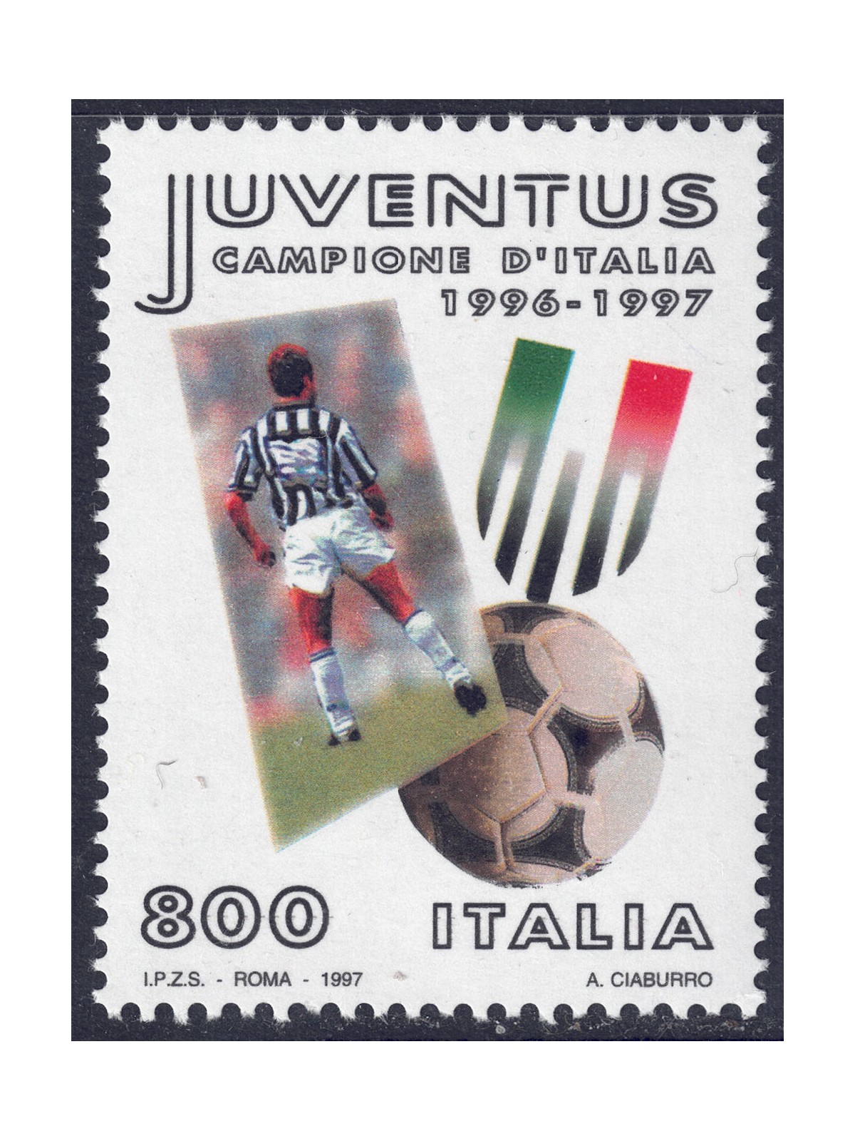 ITALY 1997 Juventus champions MNH**