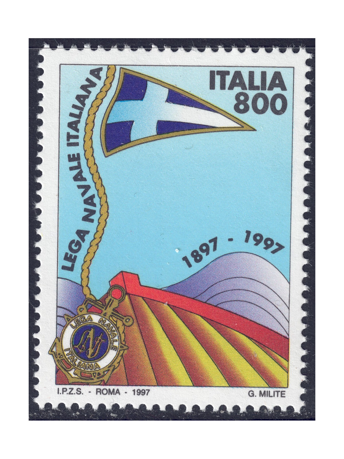 ITALY 1997 Italian Naval League MNH**