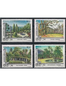 ITALIA 1997 Giardini storici 4v MNH**