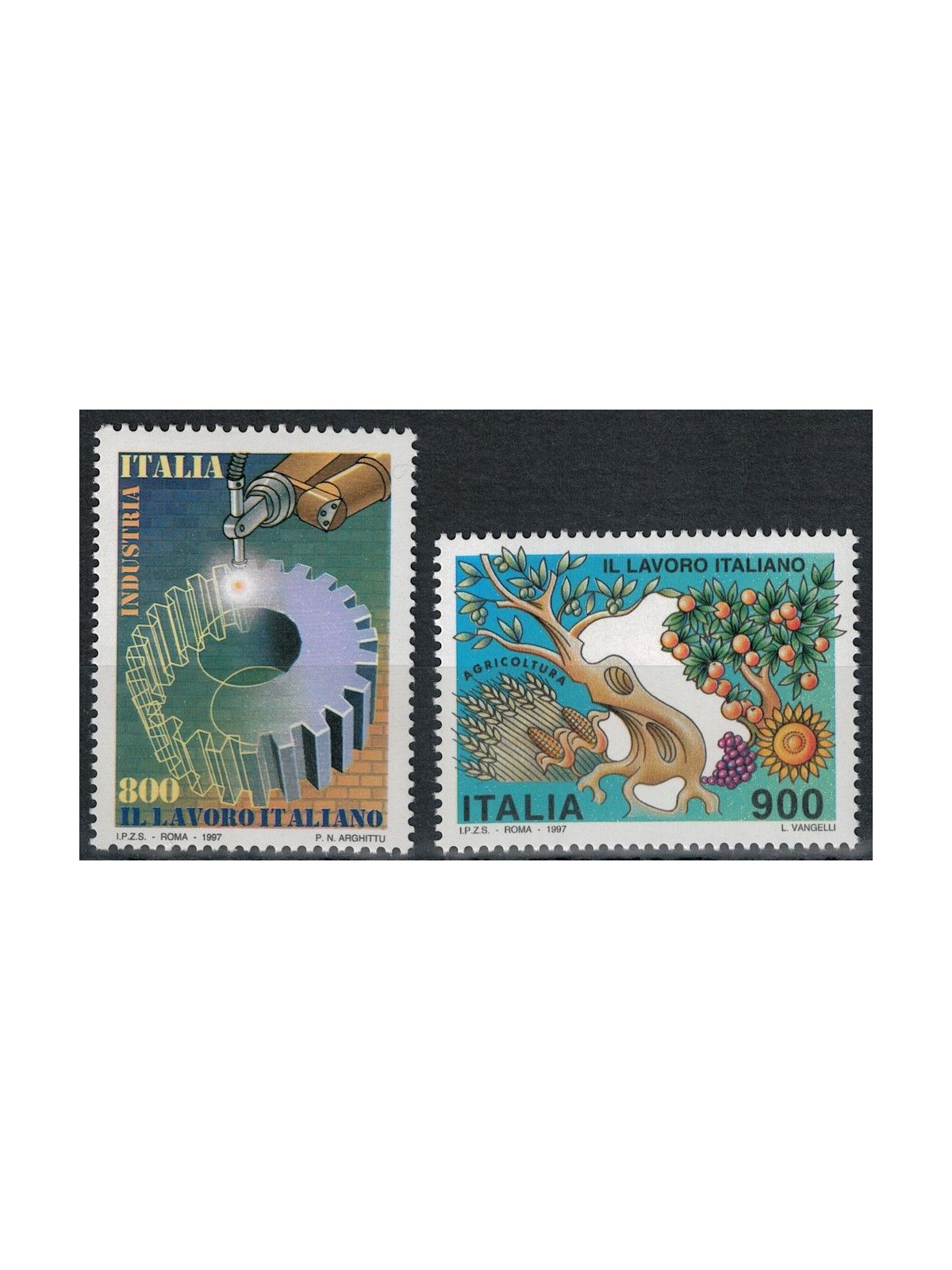 ITALY 1997 Italian Labour 2v MNH**