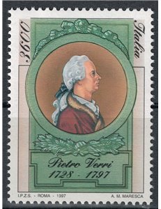 ITALY 1997 Pietro Verri MNH**