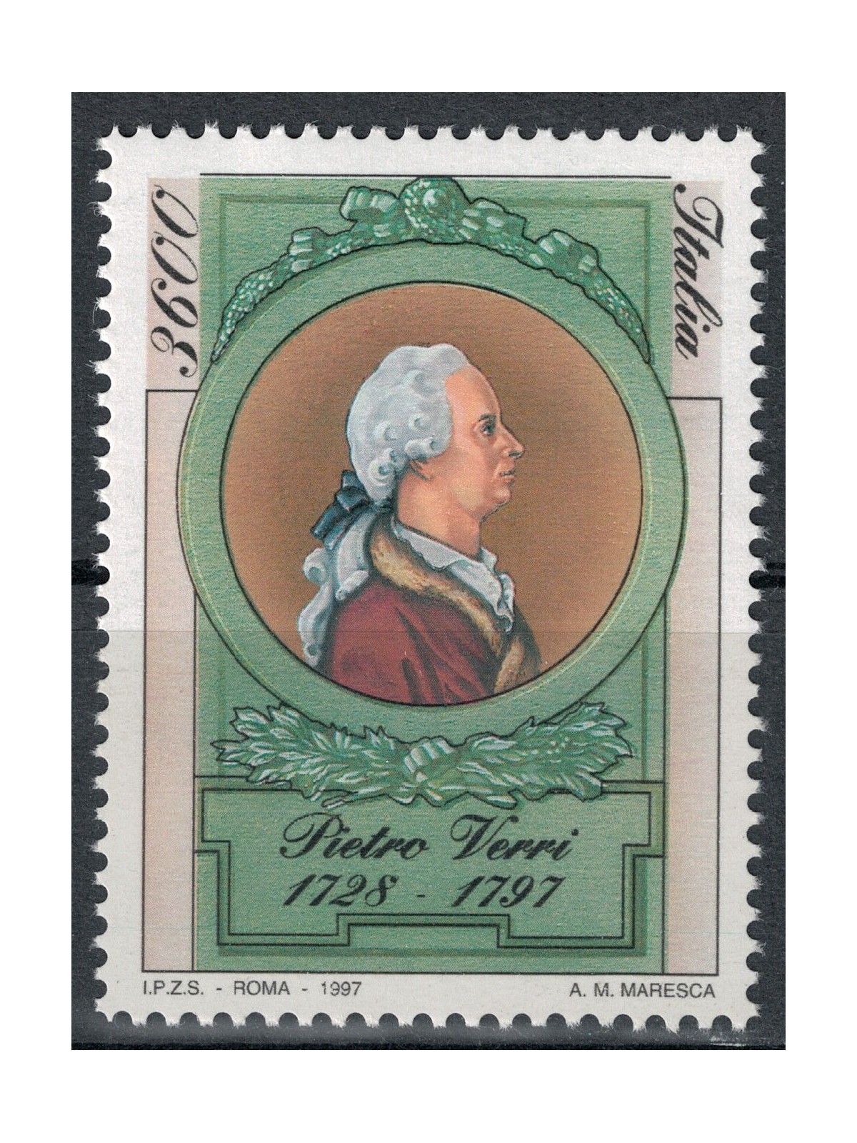 ITALIA 1997 Pietro Verri MNH**