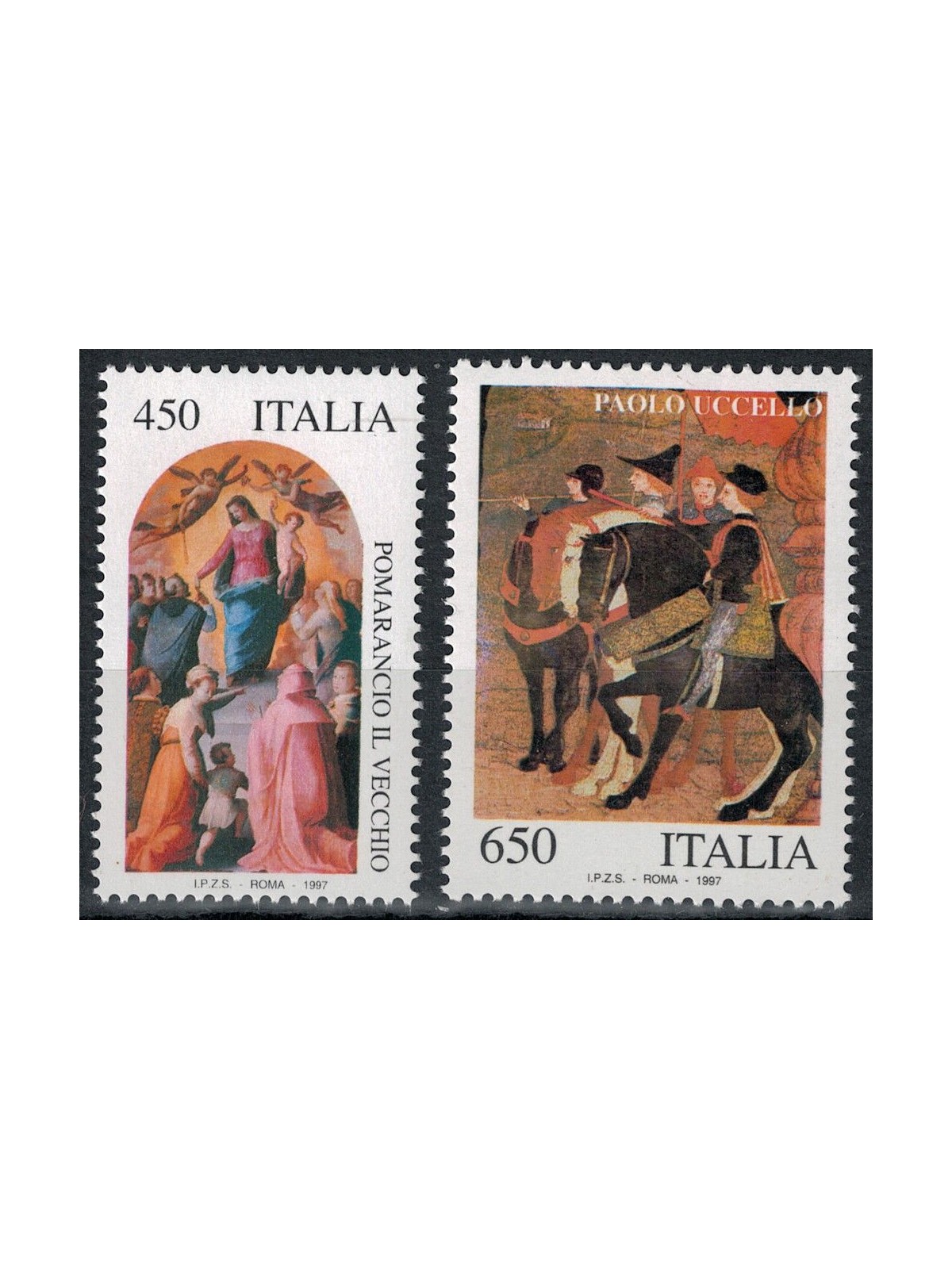 ITALY 1997 Artistic Heritage 2v MNH**