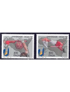 ITALY 1997 Universiade in Sicily 2v MNH**
