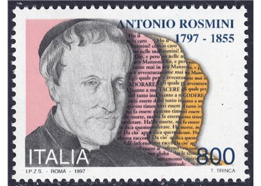 ITALY 1997 Antonio Rosmini MNH**