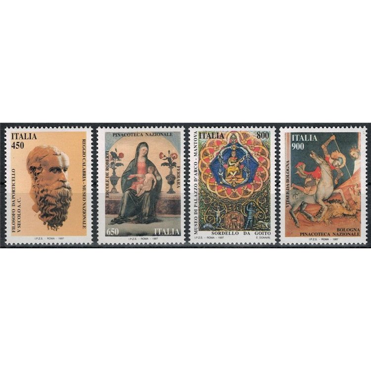 ITALIA 1997 Patrimonio artistico 4v MNH**
