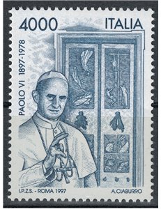 ITALIA 1997 Papa Paolo VI MNH**