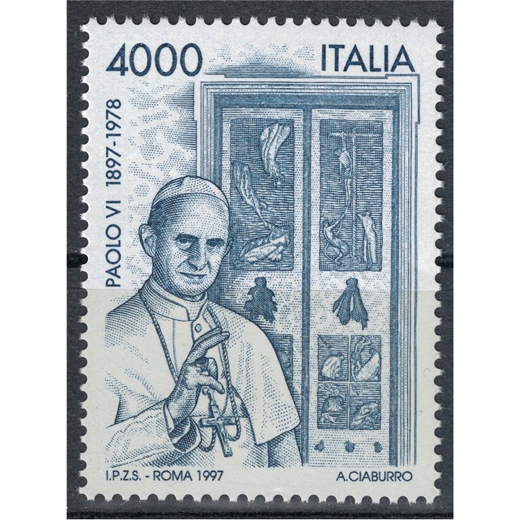 ITALY 1997 Pope Paul VI MNH**