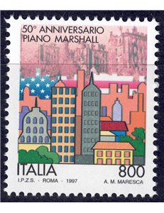 ITALIA 1997 Piano Marshall MNH**