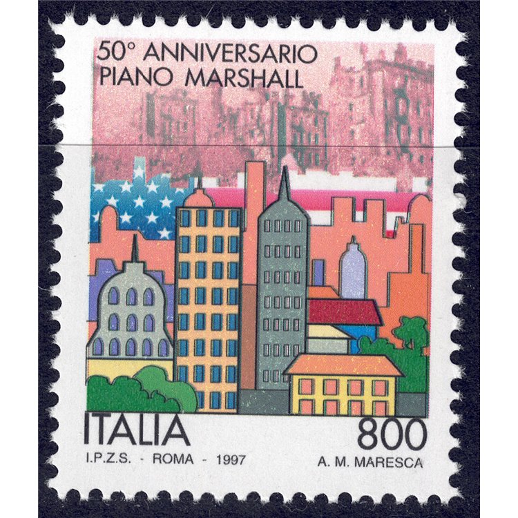 ITALY 1997 Marshall Plan MNH**