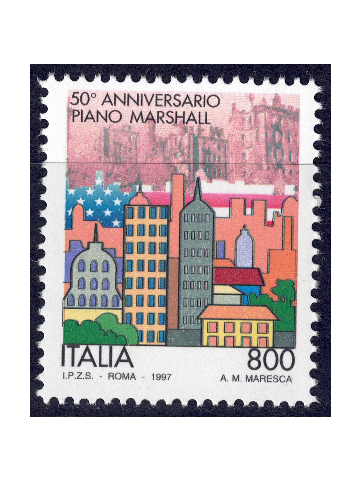 ITALY 1997 Marshall Plan MNH**