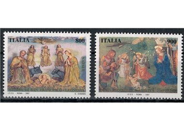 ITALY 1997 Christmas 2v MNH**