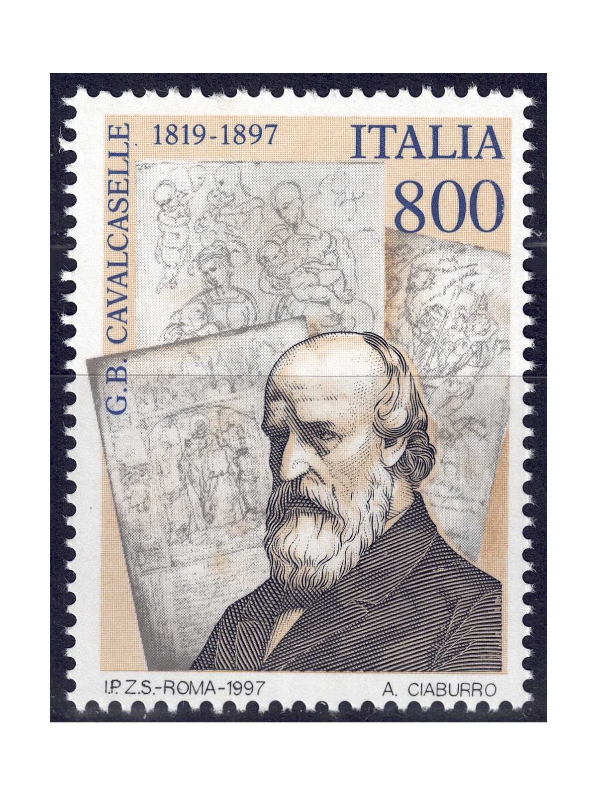 ITALY 1997 Giovan Battista Cavalcaselle MNH**
