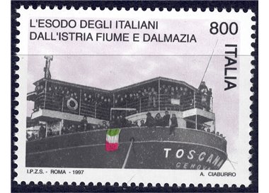 ITALIA 1997 Esodo italiano MNH**