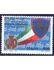 ITALIA 1997 Polizia stradale MNH**