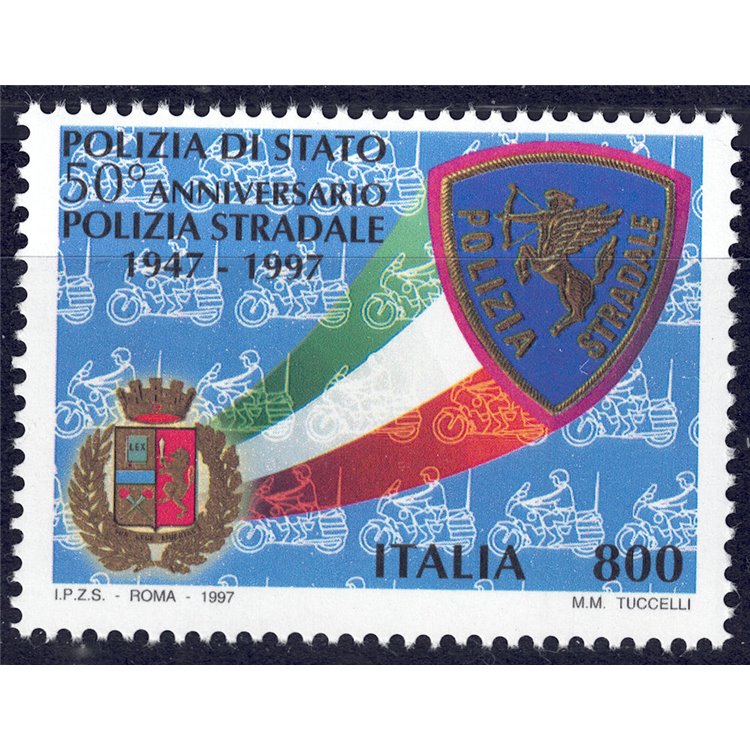 ITALY 1997 Traffic Police MNH**